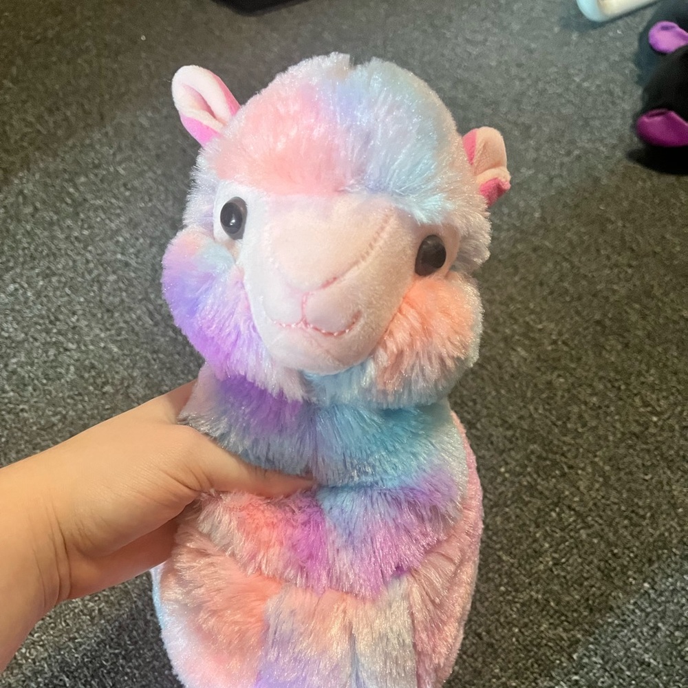 Pastel lama plush